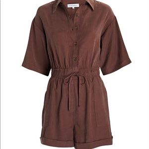 We Wore What Utility Short-Sleeve Romper
